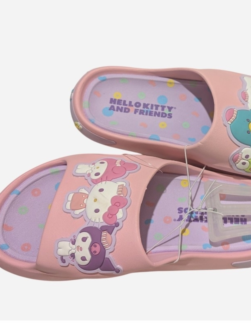 Hello Kitty & Friends Pink Kids Slide Sandals - Picture 7 of 9
